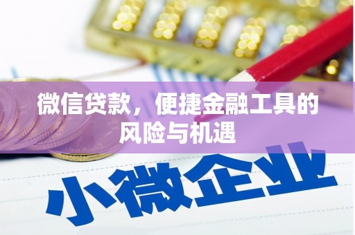 鄂伦春微信贷款，便捷金融工具的风险与机遇