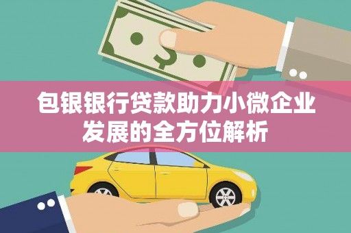 鄂伦春包银银行贷款助力小微企业发展的全方位解析