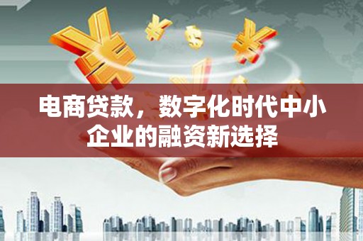 鄂伦春电商贷款，数字化时代中小企业的融资新选择