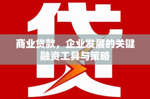 鄂伦春商业贷款，企业发展的关键融资工具与策略