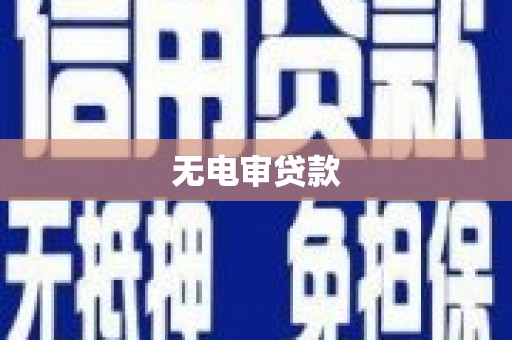 鄂伦春无电审贷款