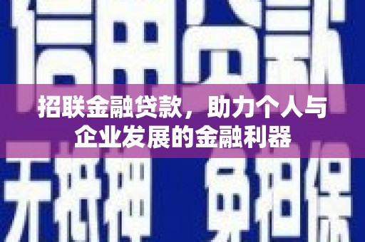 鄂伦春招联金融贷款，助力个人与企业发展的金融利器