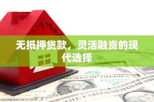 鄂伦春无抵押贷款，灵活融资的现代选择