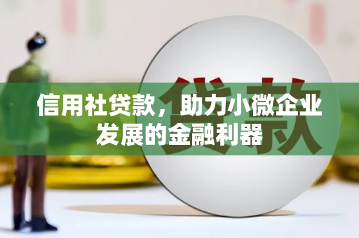鄂伦春信用社贷款，助力小微企业发展的金融利器