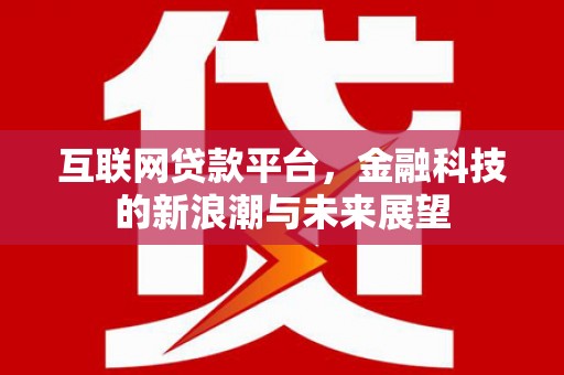 鄂伦春互联网贷款平台，金融科技的新浪潮与未来展望